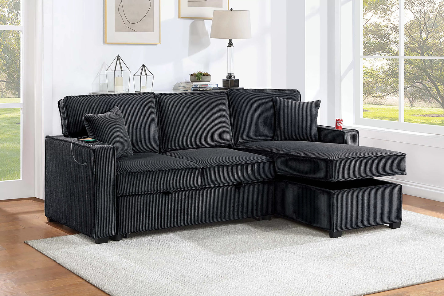 Storage sectional
