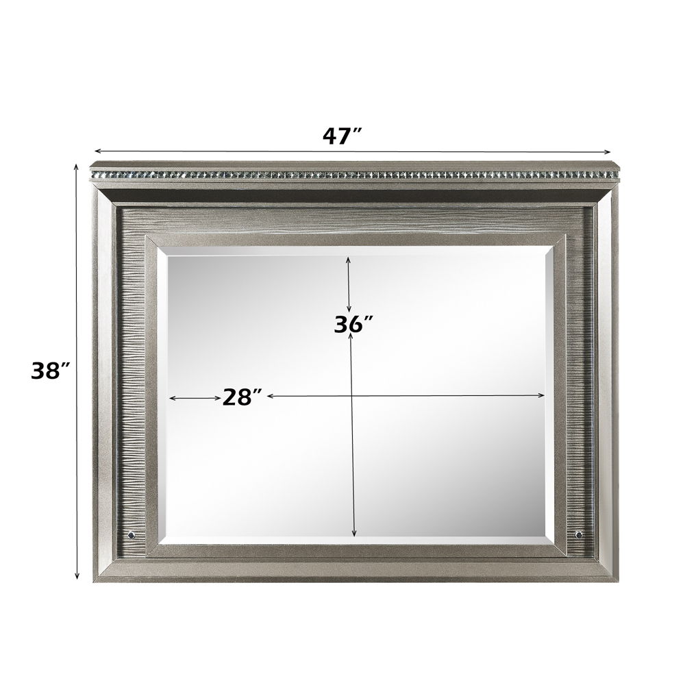 Sadie - Mirror With LED - Dark Champagne
