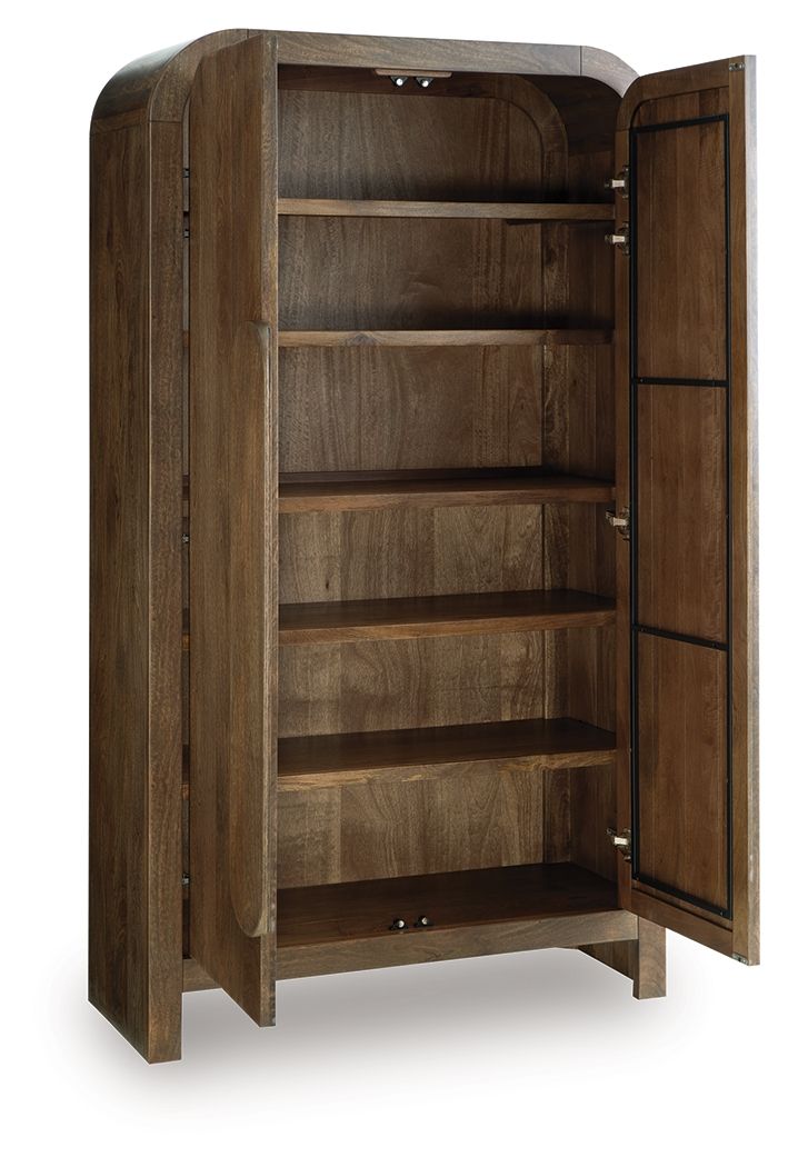 Thoren - Accent Cabinet - Medium Brown