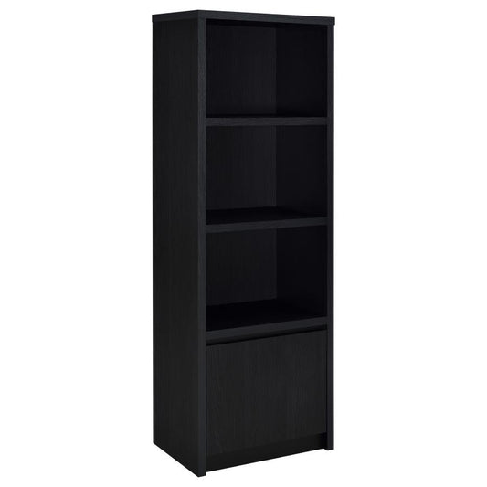 Winfield - 3-Sheld Media Tower Entertainment Pier - Black