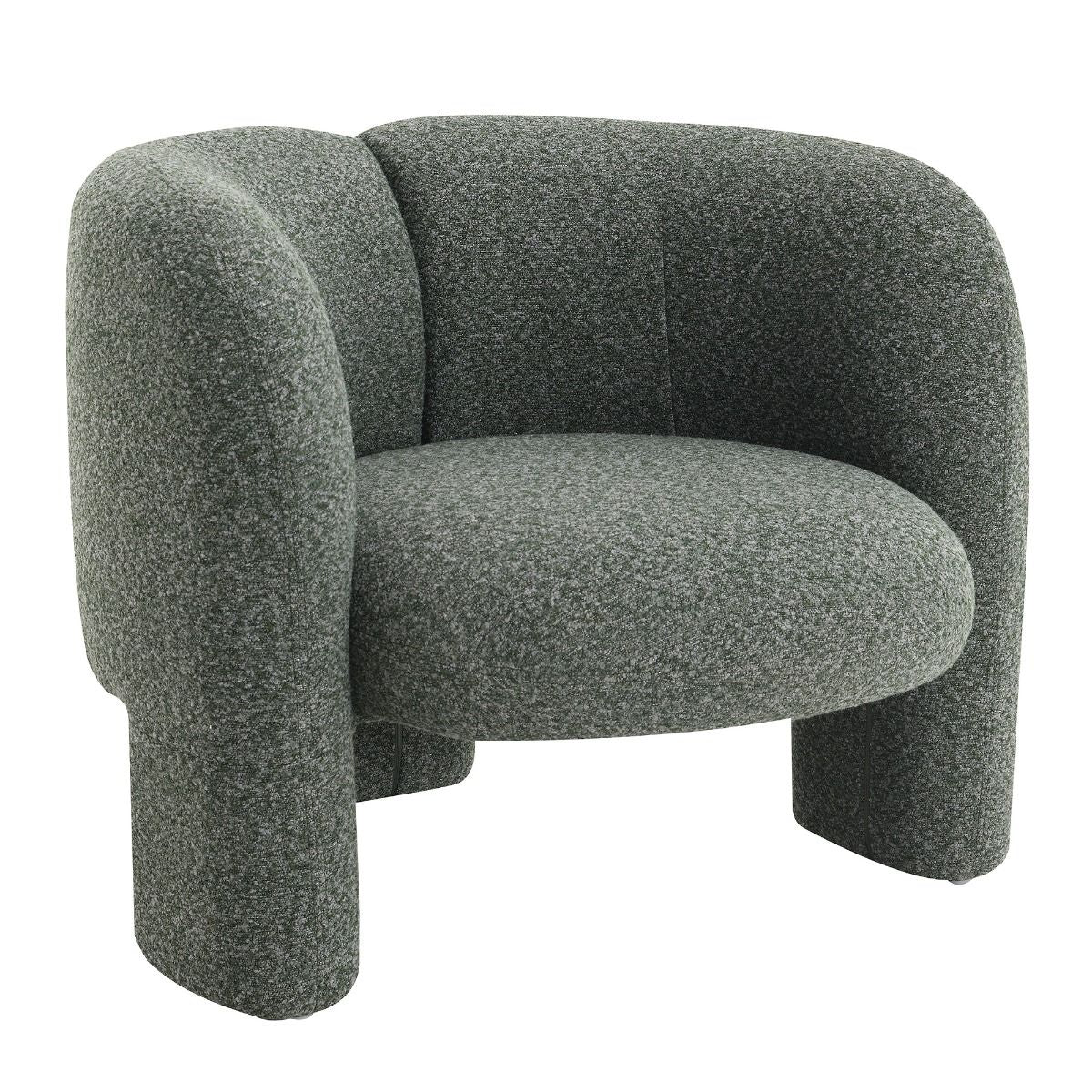 Pemba - Accent Chair - Green Tweed