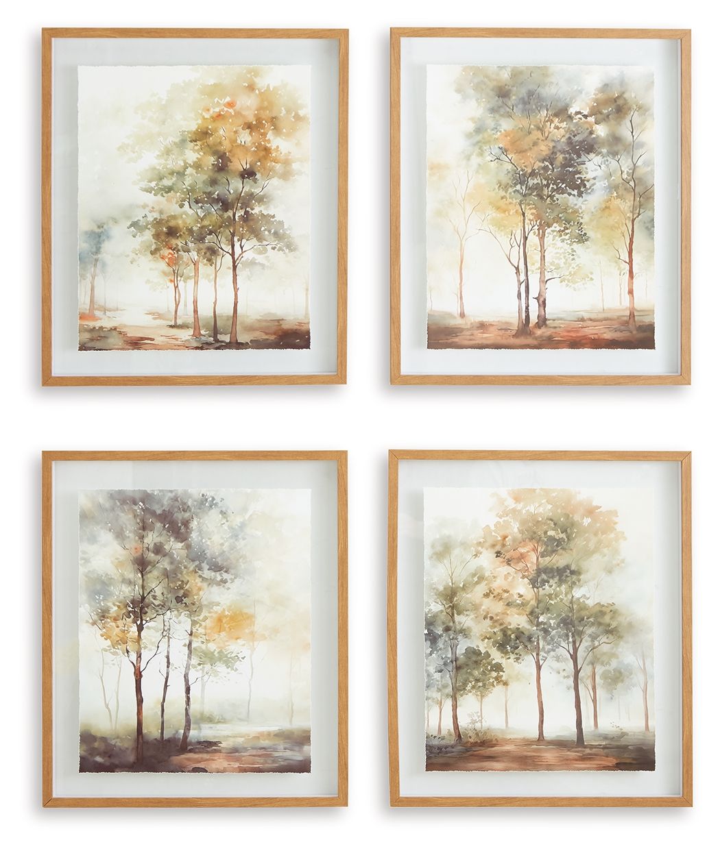 Bryneford - Multi - Wall Art Set (Set of 4)