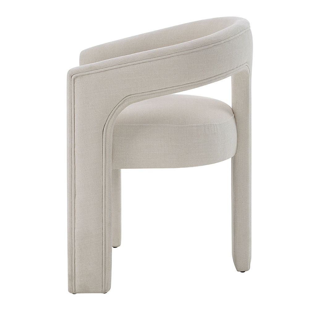 Gamarya - Side Chair Set of 2) - White Chenille