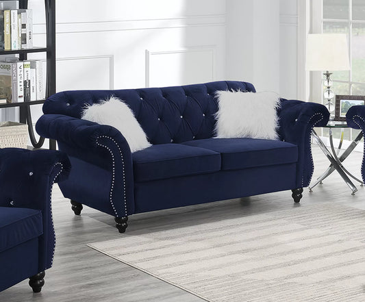 Blue Love Seat