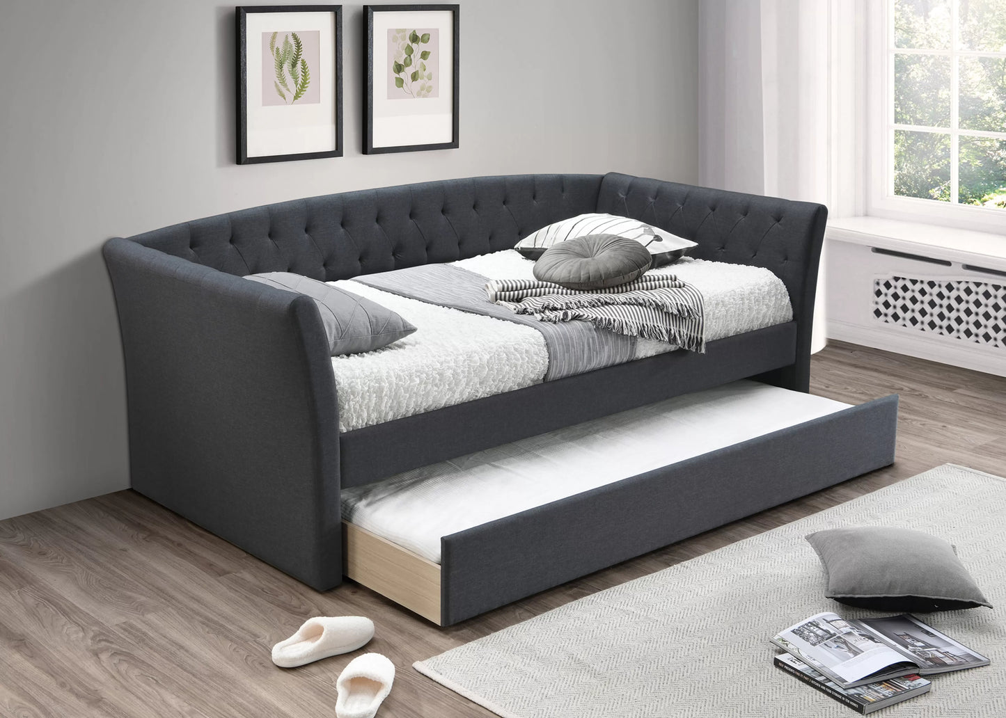 Charcoal Gray Daybed