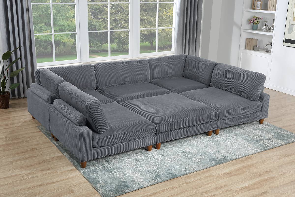 Gray Pit Couch