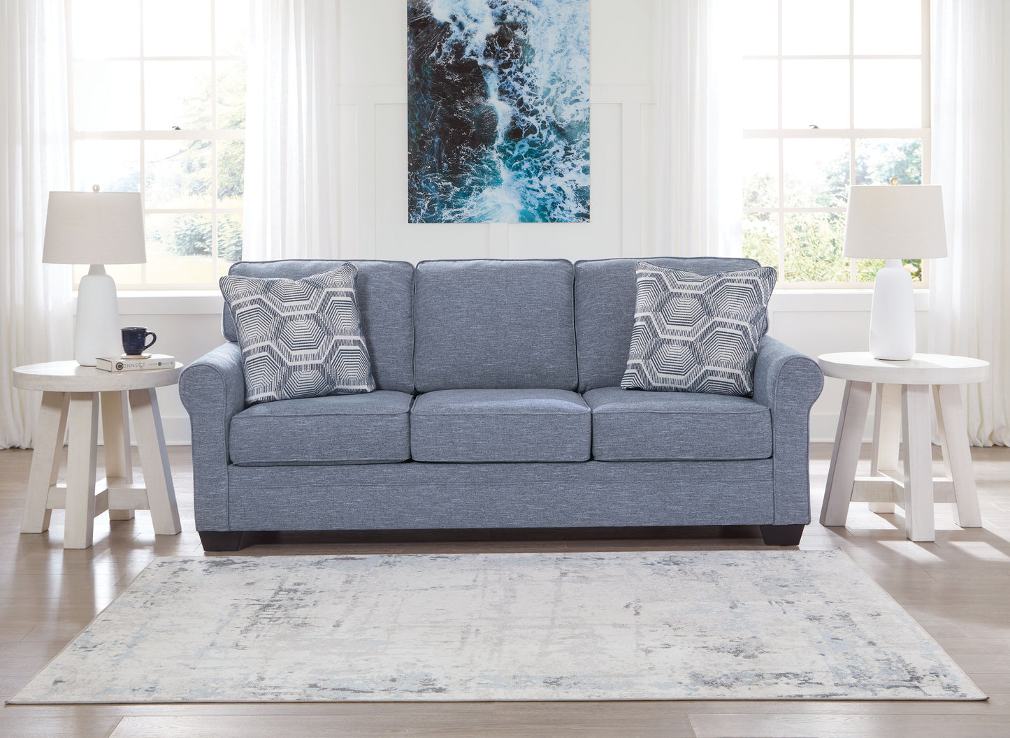 Carissa Manor - Denim - Sofa