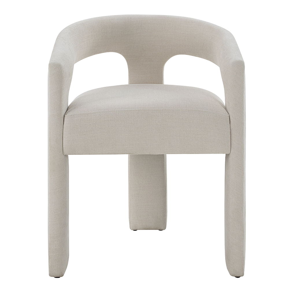 Gamarya - Side Chair Set of 2) - White Chenille