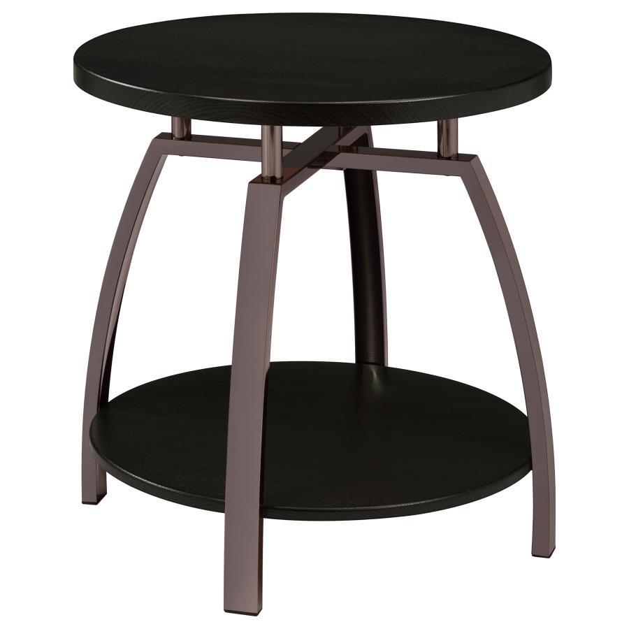 Dacre - Round Engineered Wood Top Table